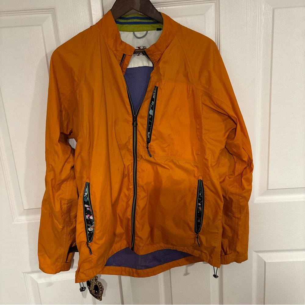 Robert Graham X Orange Jacket size Large with lined pockets